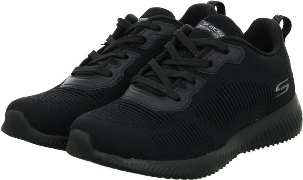 Skechers Low Sneaker TOUGH TALK Damen Textil Schwarz Größe: Produktbild 