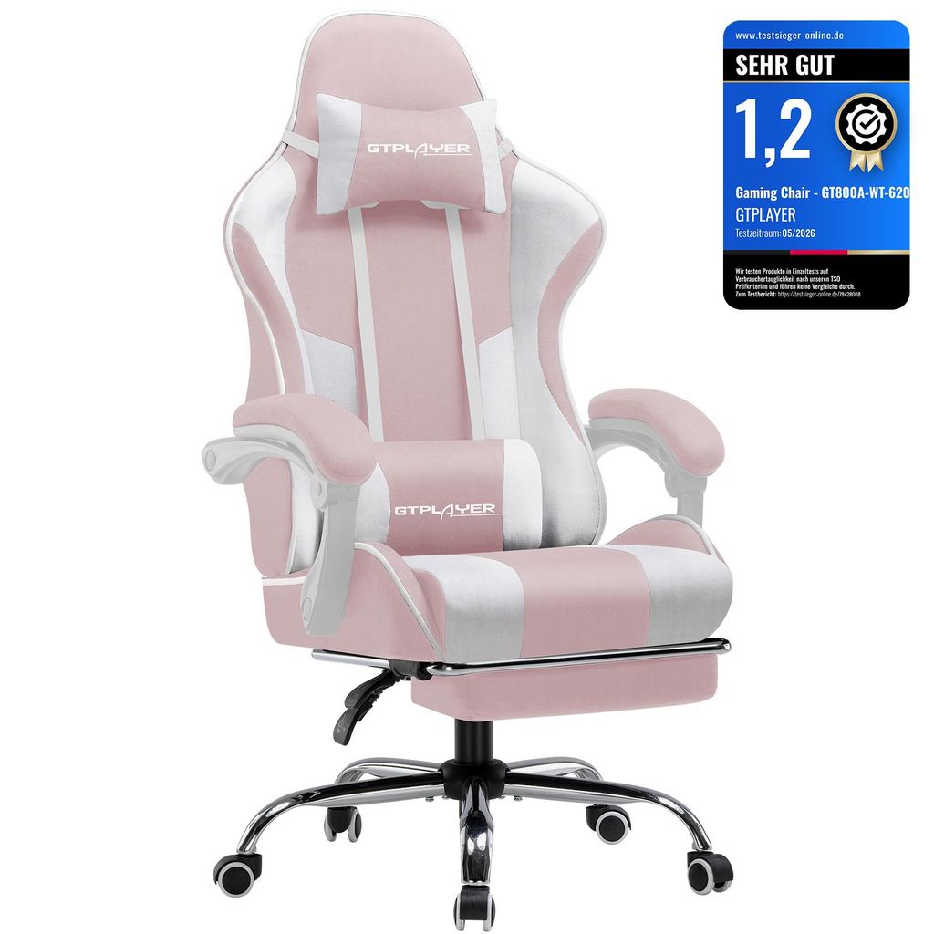 GTPLAYER Bürostuhl Gaming Stuhl Stoff Gaming Sessel Produktbild 