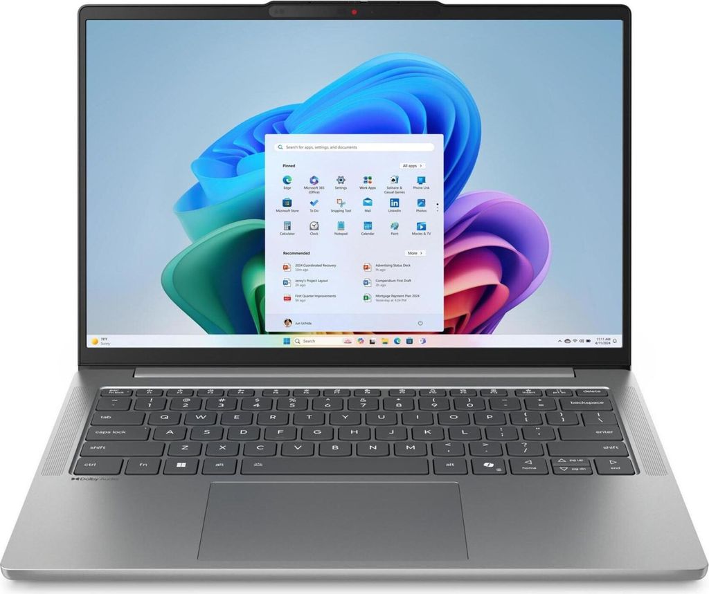 Lenovo IdeaPad Slim 5 (Luna Grey, 14" WUXGA, AMD Ryzen 5 8645HS, 64 GB RAM, 2 TB SSD) mit Windows 11 Pro