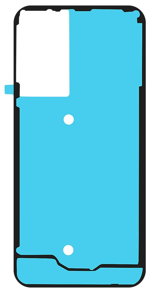 Samsung, Akkudeckel Klebefolie für Samsung Galaxy A15 4G / 5G Service Pack, Schwarz / Blau