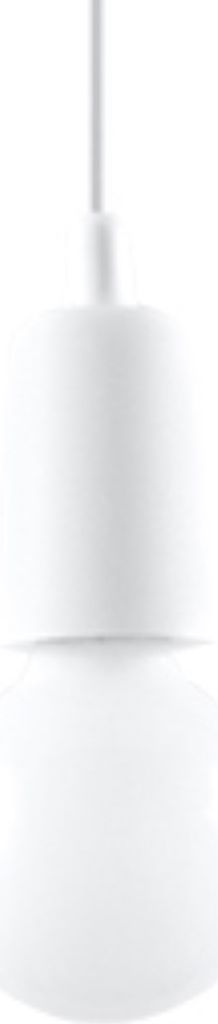 Hängeleuchte DIEGO 1 weiß 1xE27 15W PVC 90x9x9cm Sollux Lighting
