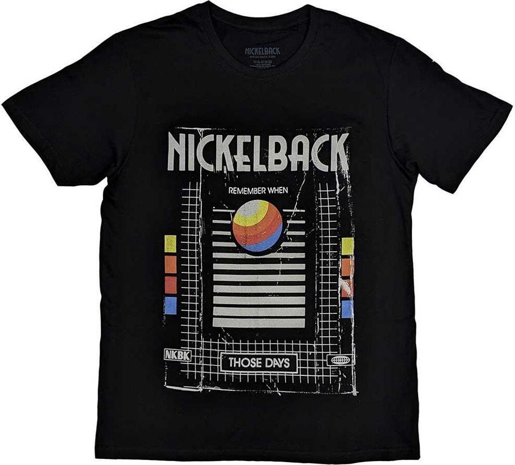 Nickelback - "Those Days" T-Shirt für Herren/Damen Uni RO10261 (M) (Schwarz)