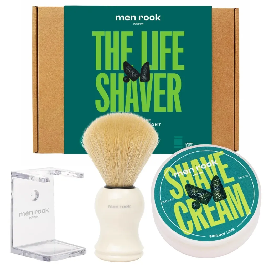 Coffret de rasage au citron vert de Sicile kit complet pour homme