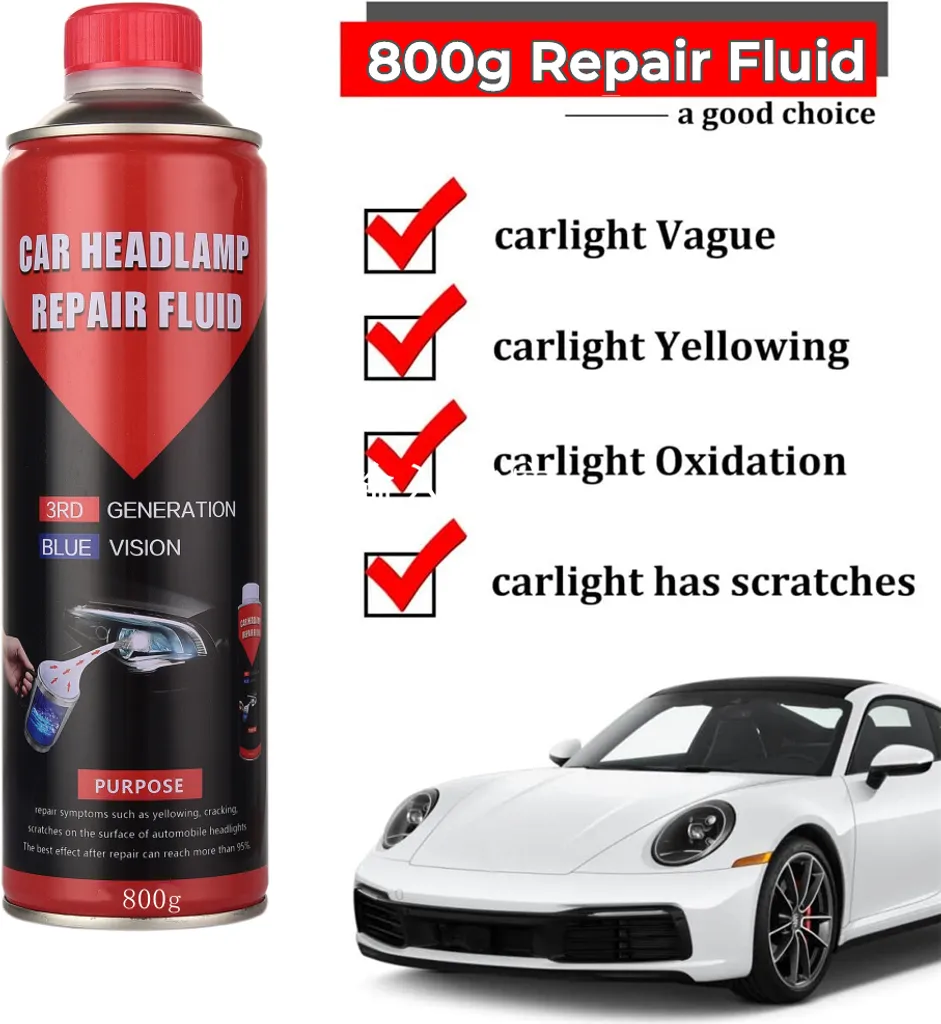 Kit Restauration de Phares 800ml - Polymère Liquide Haute Performance - 3