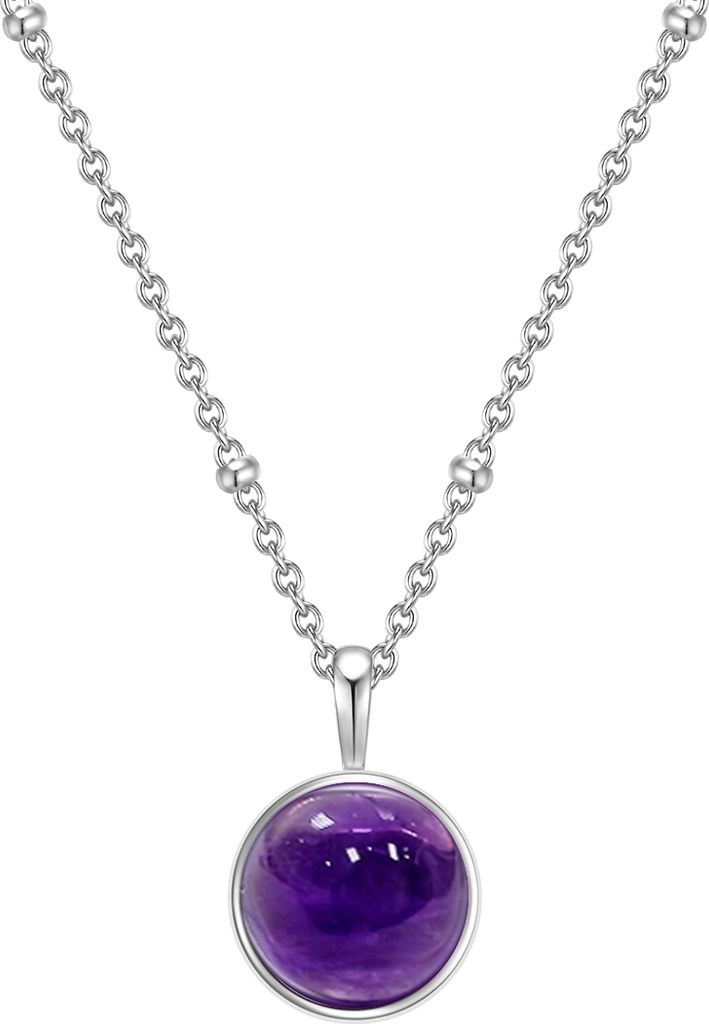 Glanzstücke München Halskette Sterling Silber Amethyst 40,0 Produktbild 