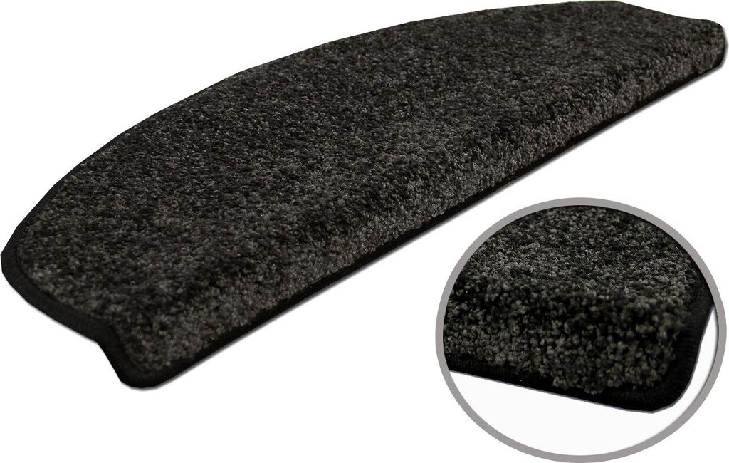 Velours-Stufenmatte Triumph Anthrazit (halbrund) in 2 Produktbild 
