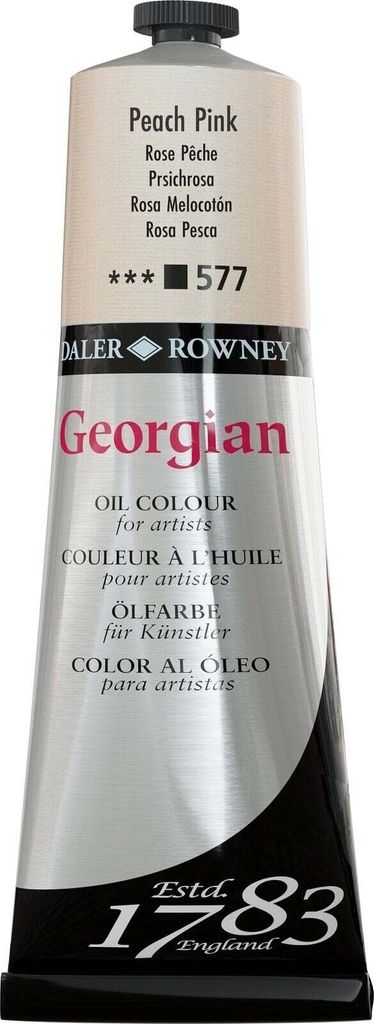 Daler Rowney Georgian Ölgemälde Peach Pink 225 ml 1 Stck Produktbild 
