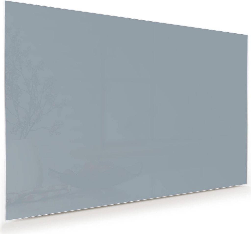 Glasbild 45x30cm in XXL für Wohnzimmer, Schlafzimmer Motiv Grauer Hintergrund II