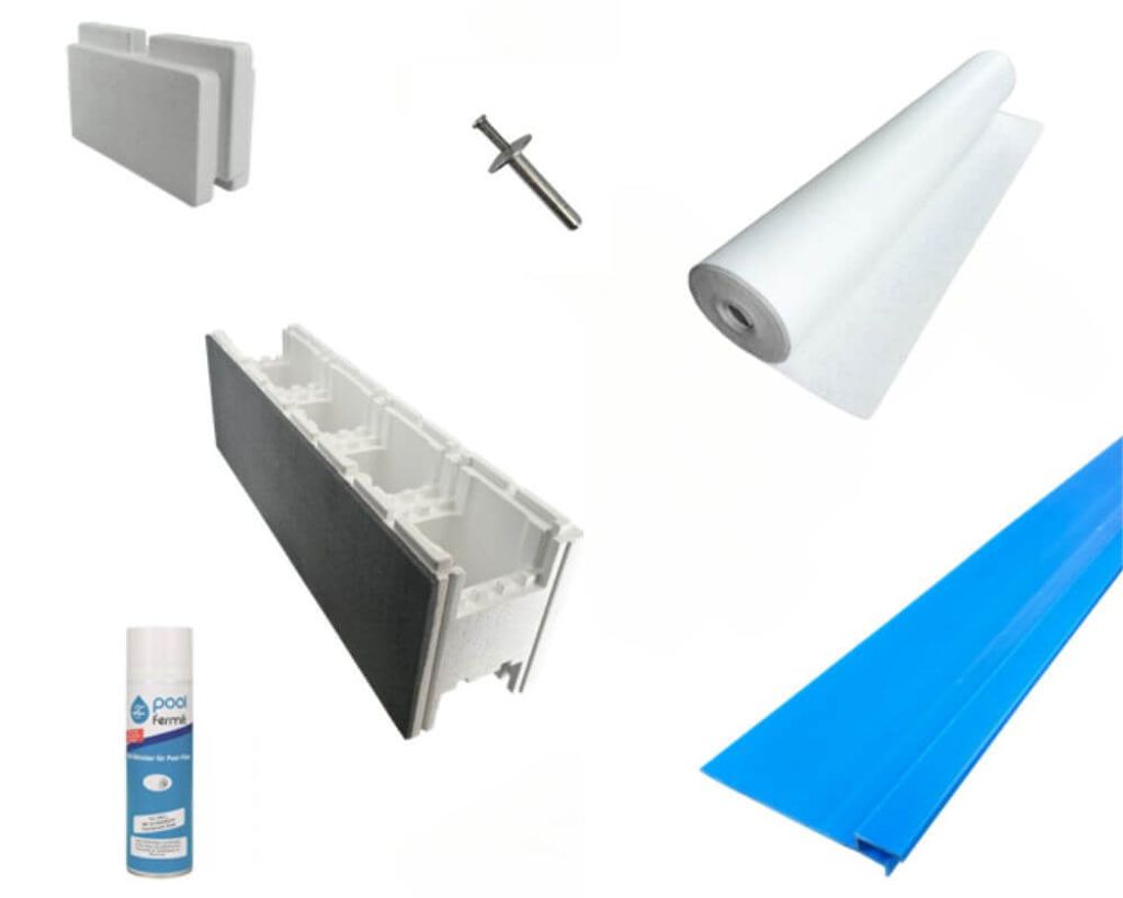 OKU Rechteck Styroporpool Prestige, Größe:7.00 x 3.50 x 1.50 m