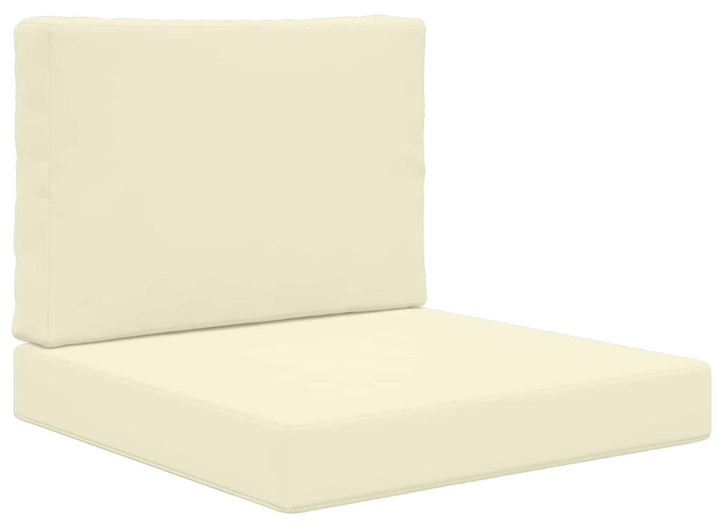 (Robust Möbel)Sofakissen für draußen modern - robust und langlebig - 2 pcs Creme Polyester - Gartenmöbelauflagen GermanyMöbel383846