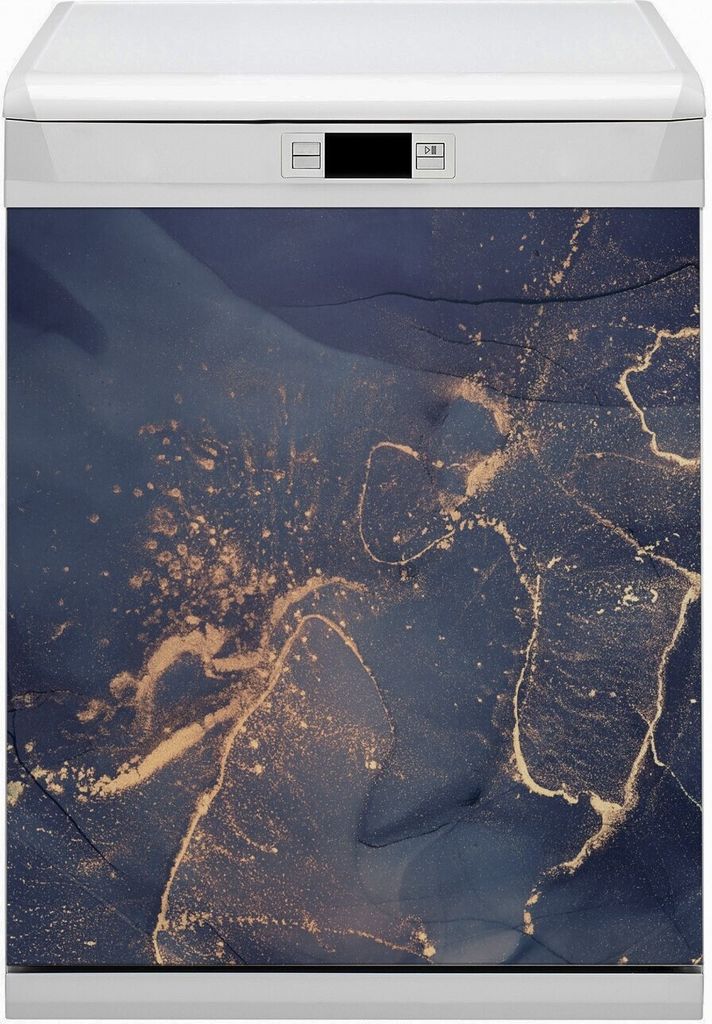 Magnet Folie für Geschirrspüler Küche Magnetmatte 60x80 cm Dekor Geschirrspüle - Textur Marmor