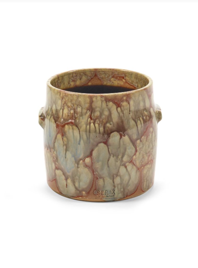 Serax Jars Pottery von Bloempot M Beige Mystique D 25 cm H 24 cm Öffnung 20,5 cm