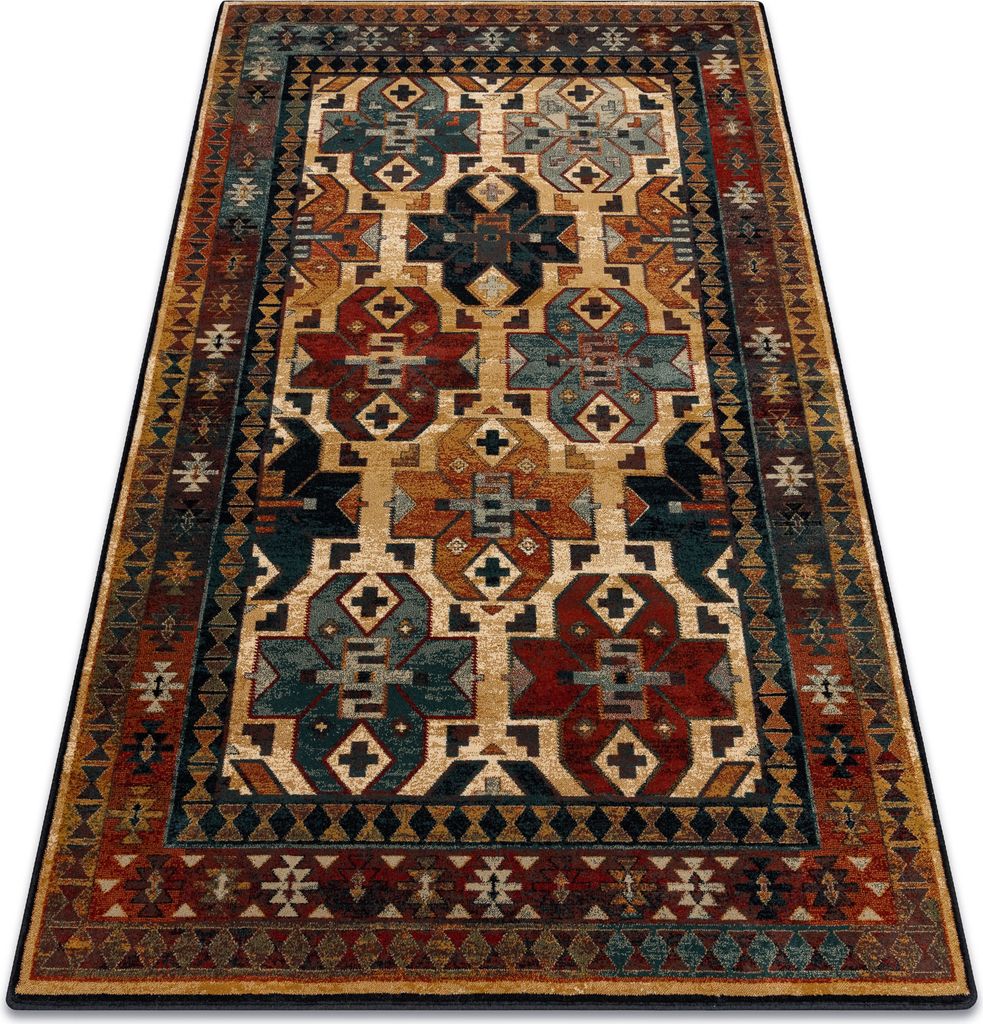 Wollteppich OMEGA ROHAN hell rubin Mehrfarben 300x400 cm