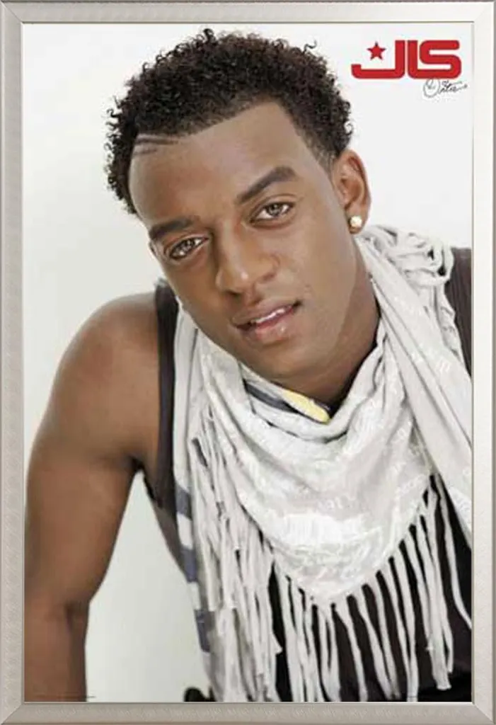 JLS Poster Oritse con Cornice Shinsuke Maxi Alluminio Argento 61x91,5