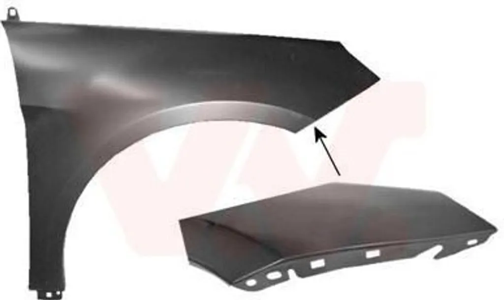 Aile avant droite VAN WEZEL 3045658 pour MERCEDES-BENZ Classe B W245