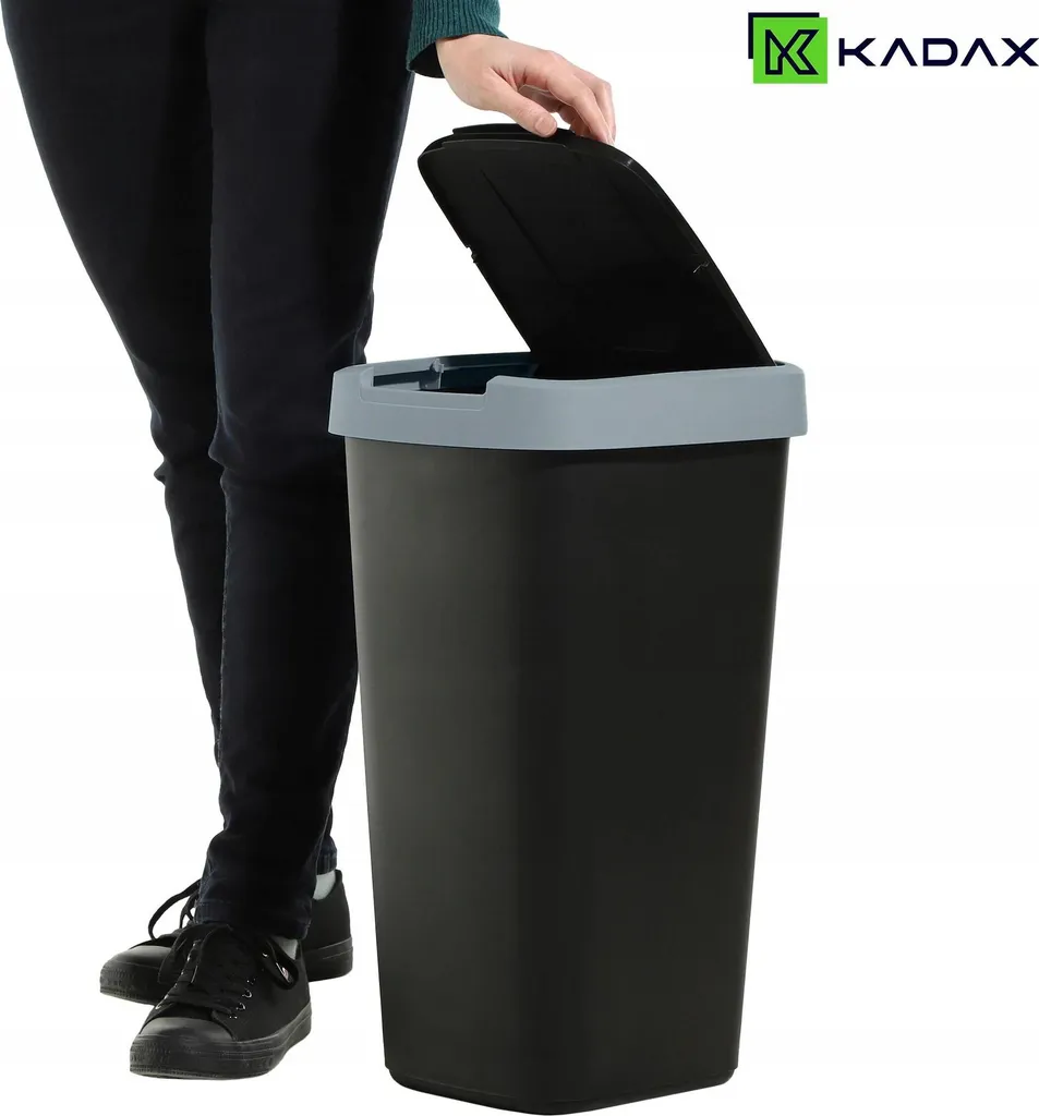 Bac de tri sélectif 25 litres - Conteneur à déchets ménager robuste - 5