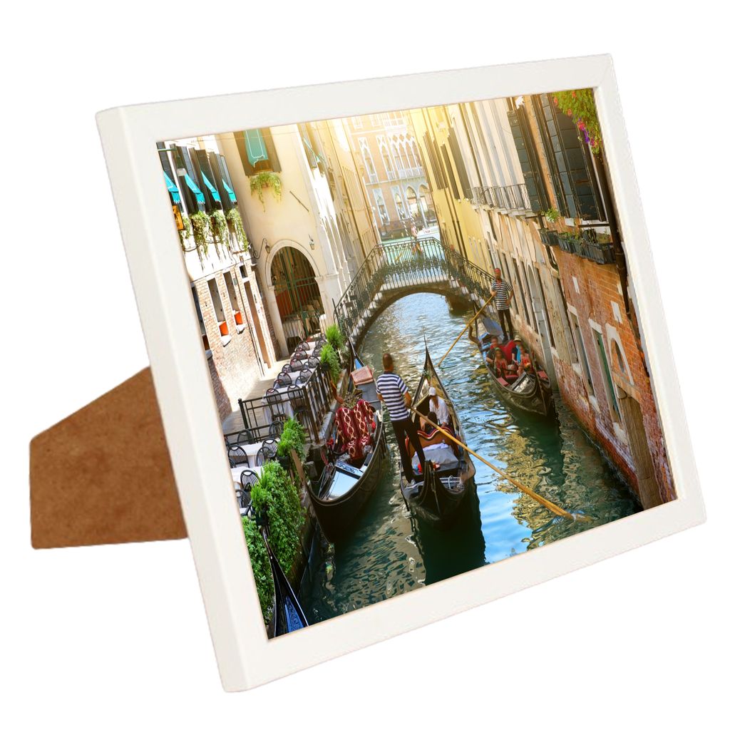 BD ART Bilderrahmen 21x30 cm, Fotorahmen, Diplom, Zertifikat, A4, weiß, mit Plexiglas, MDF-Holz, moderner Fotorahmen zum Aufhängen an der Wand od...