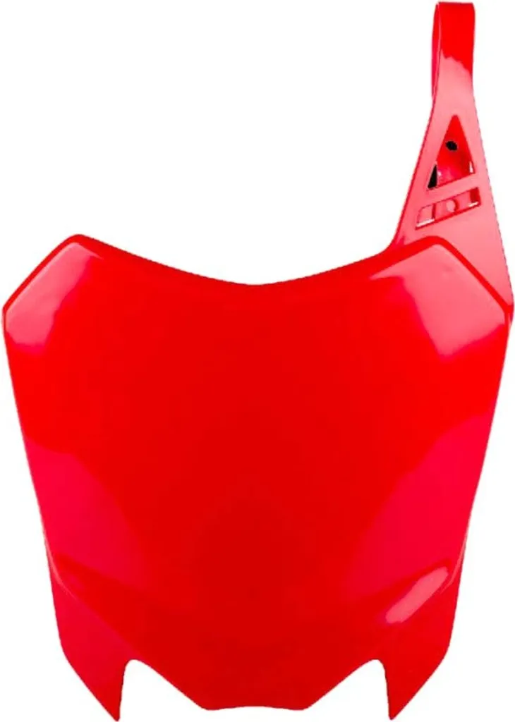 Plaque numéro avant Polisport rouge Honda CRF 250 450 - Plastique MX