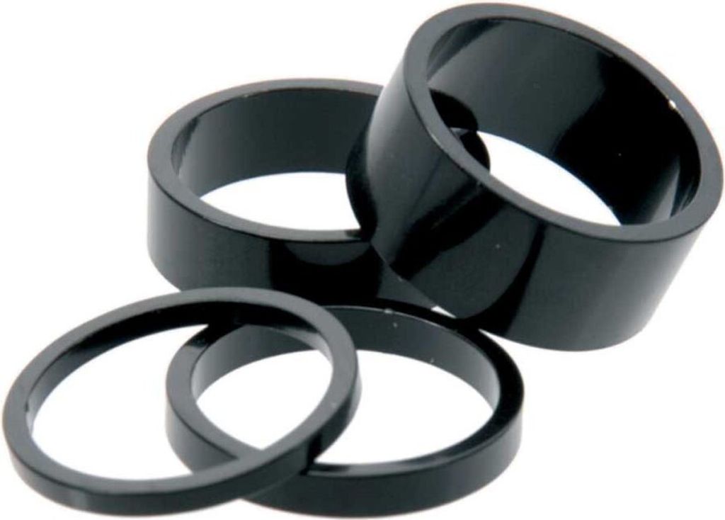 Skuad Legierung Headset Spacer Silber 5 mm Silber 5 mm