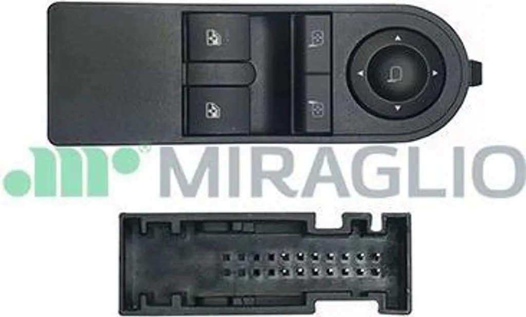 Commande de Vitre Électrique pour Astra H - Interrupteur OE 13228879 Noir