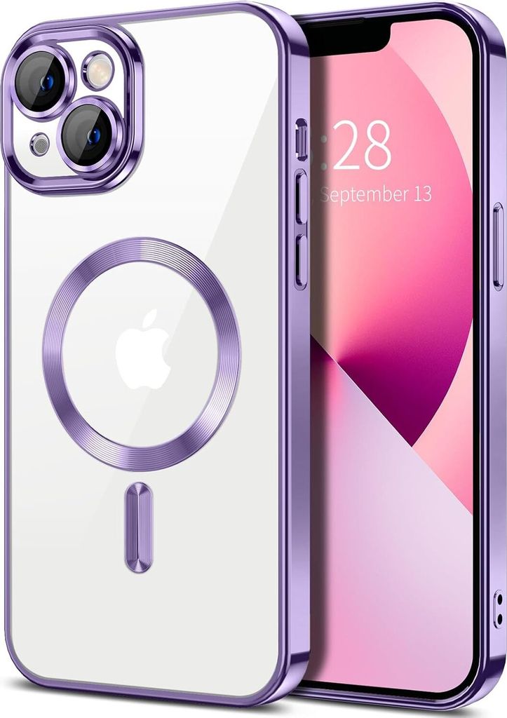 Magnetische Klar Hülle für iPhone 13, Kompatibel mit Produktbild 