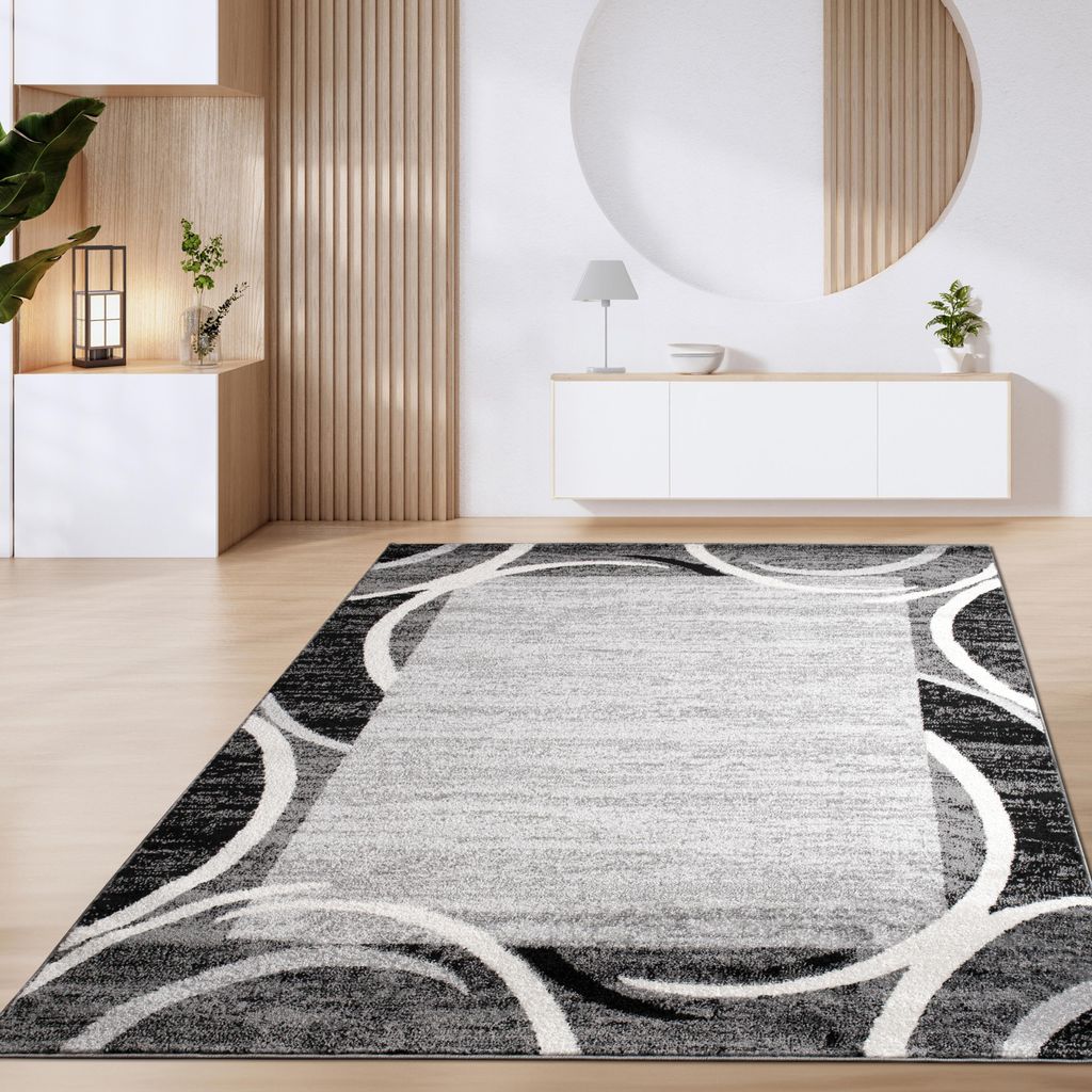 Teppich Wohnzimmer Kurzflor Marokkanische Kreis Und Produktbild 