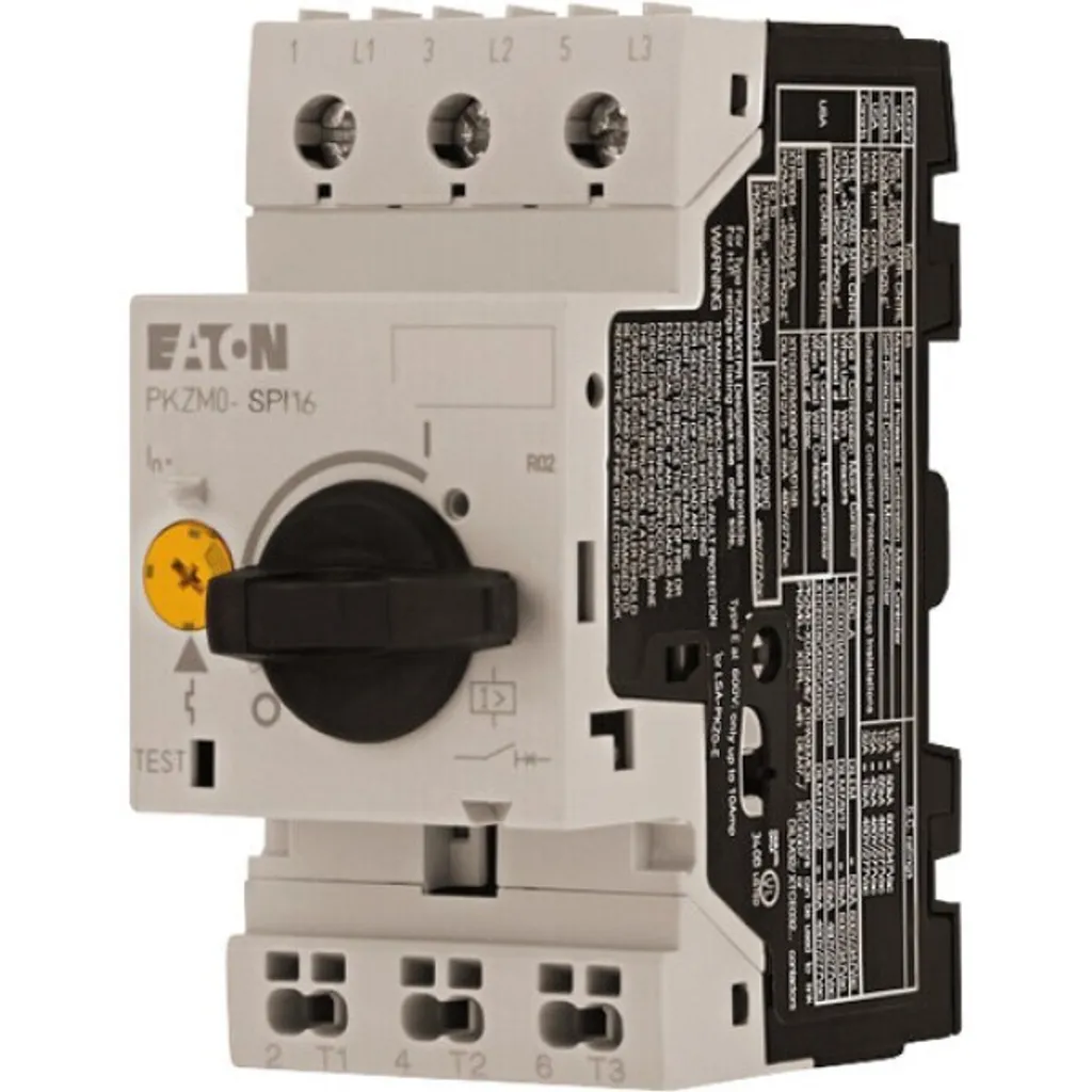 Disjoncteur Eaton PKZM0-6,3-SPI 199185 Technologie Push-in Haute Fiabilité