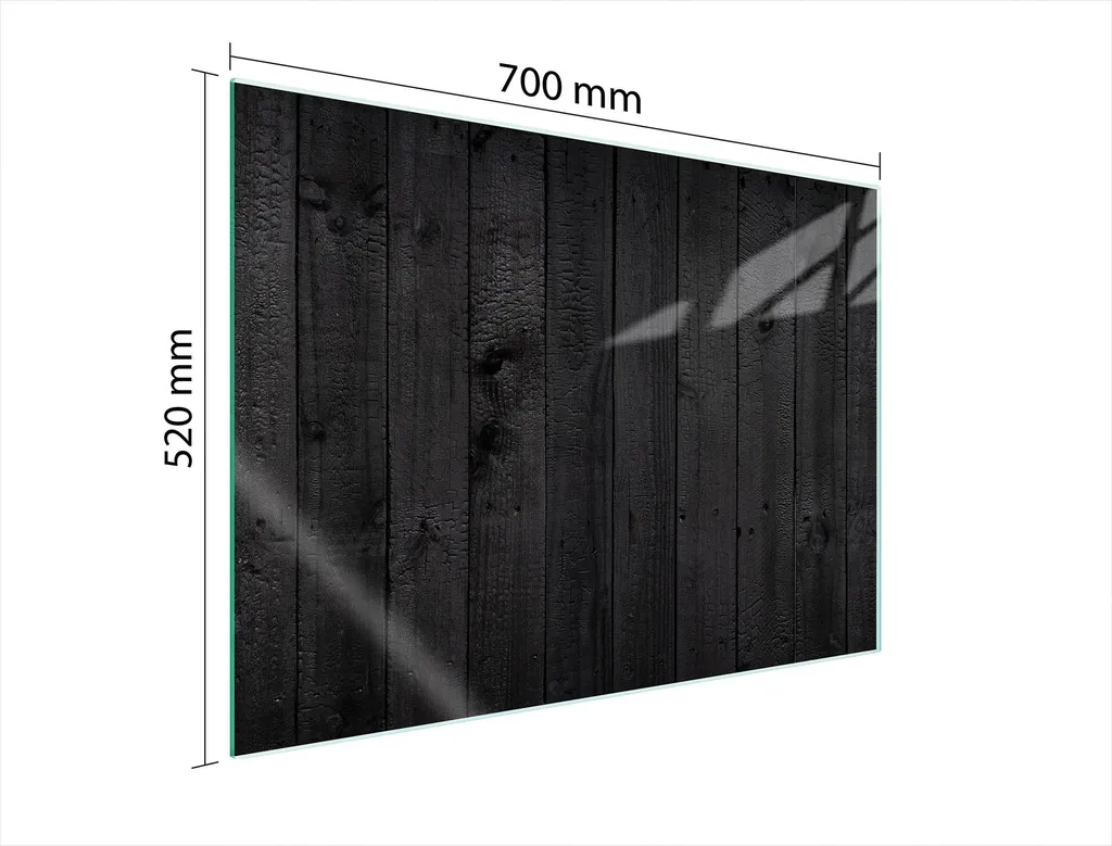 Protezione Vetro Piano Cottura 70x52 Legno | Arredo Cucina Rustica