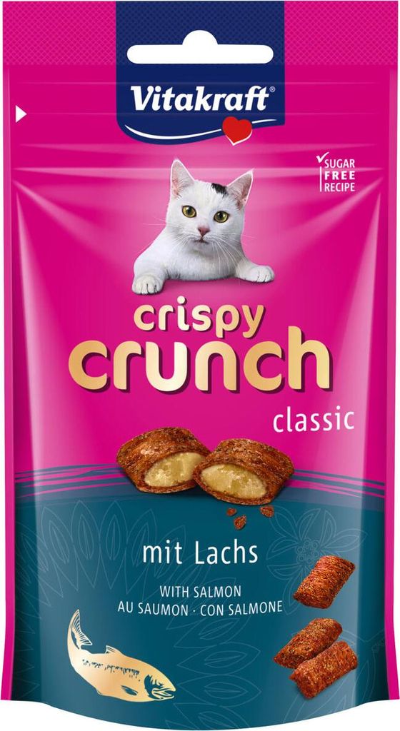 Vitakraft CRISPY CRUNCH Fischsnack für Katzen 60 g
