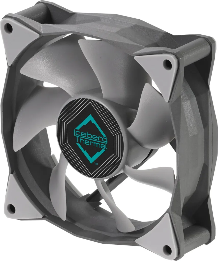 Ventola PC 80mm Iceberg Thermal IceGALE Xtra Grigia - Affidabilità Top