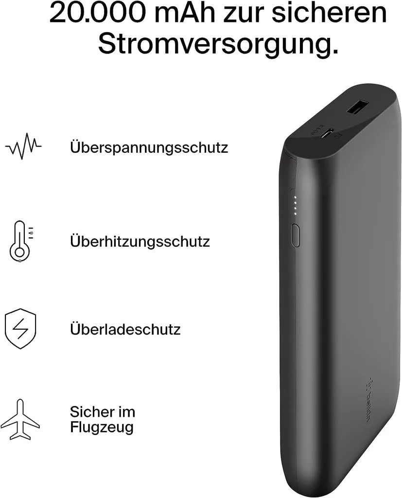 Batterie Externe 20000mAh Charge Rapide USB-C pour MacBook et iPhone - 18