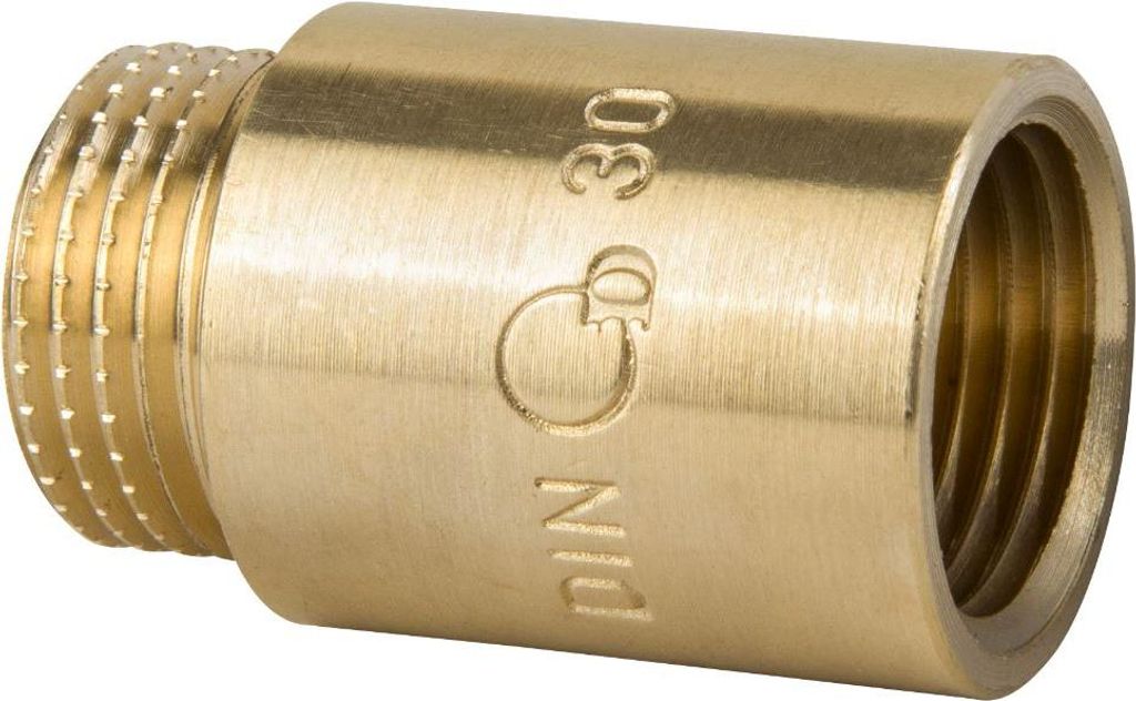 MESSINGVERLÄNGERUNG 1/2" x 25 mm MESSING