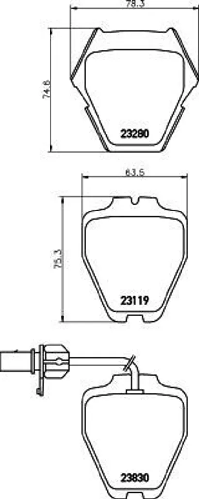 Plaquettes de frein pour entretien Audi A4 et VW Passat HELLA Pagid