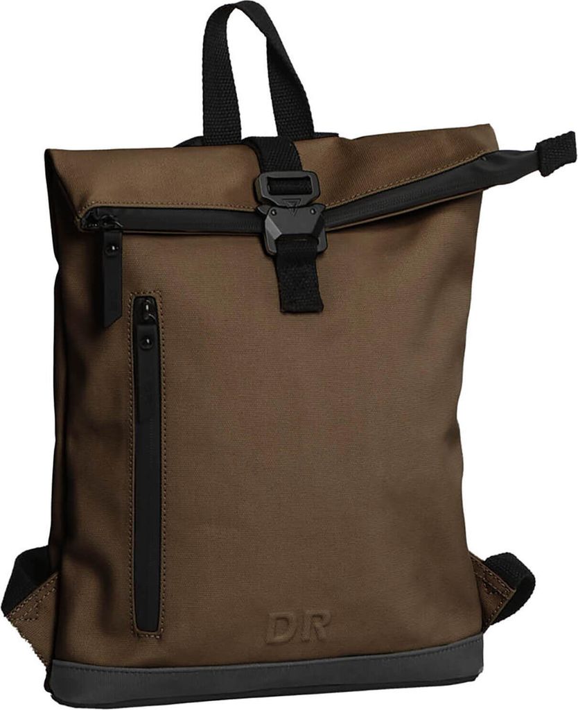 Daniel Ray Rucksack Yeppoon mit Rolltop-Steckschnallen-Verschluss - Rollrucksack mit vielen Fächern in Taupe