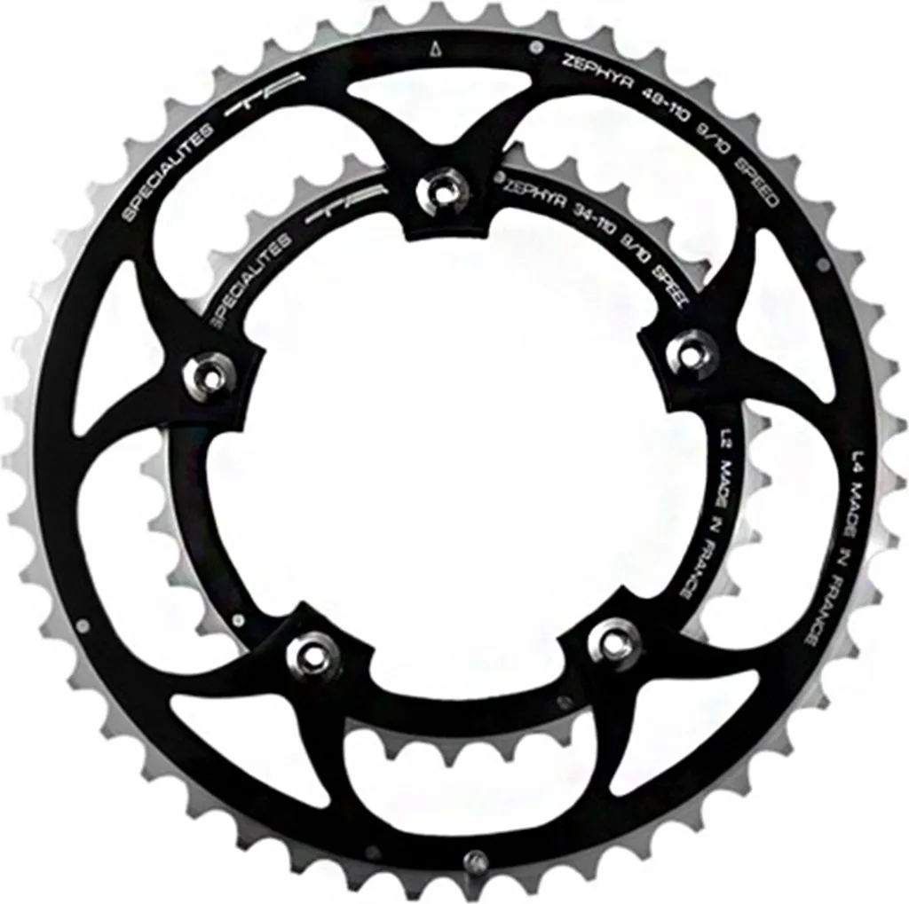 Plateau vélo TA Zéphir 33Z 110 mm idéal pour grimper les cols en 9V