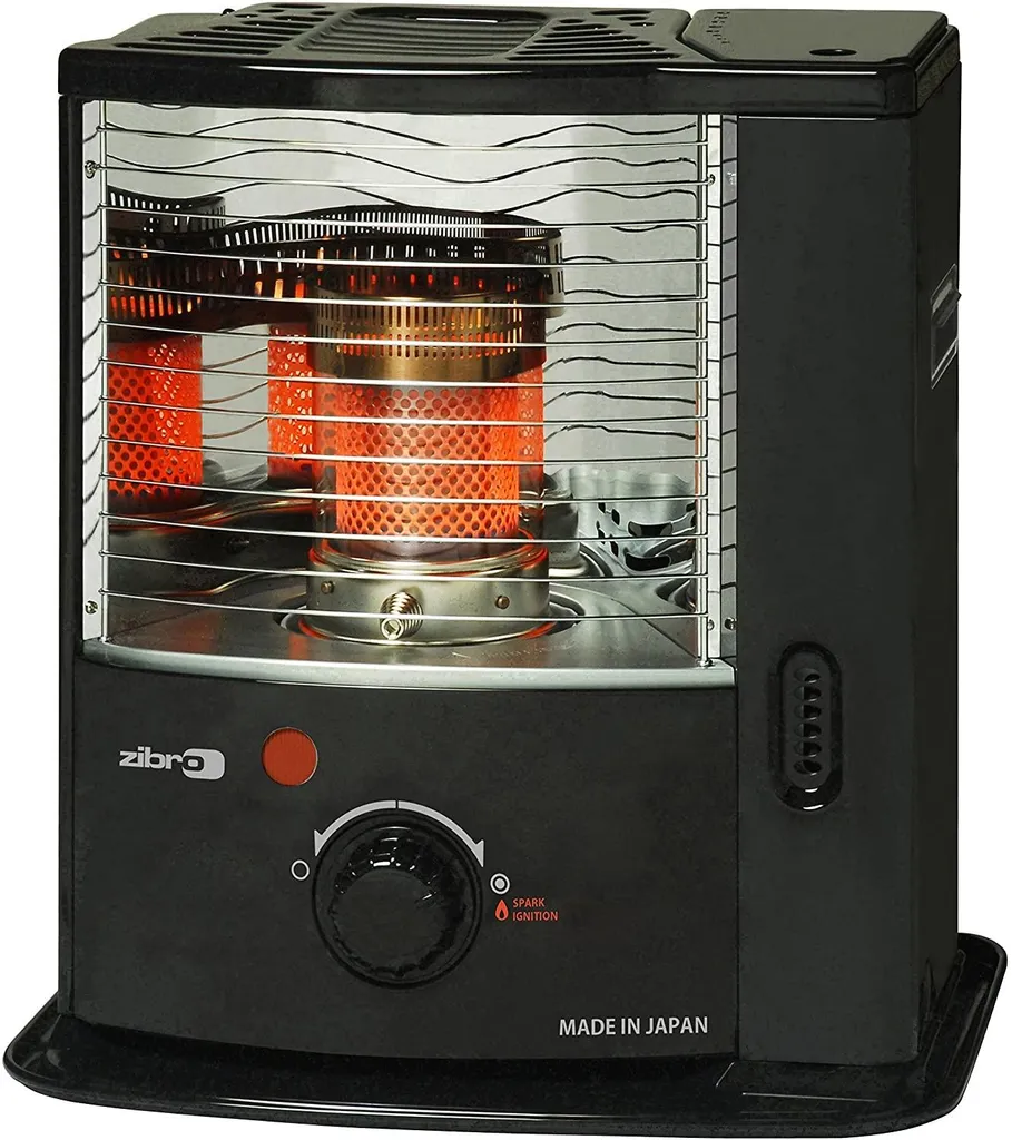 Zibro RS30 poêle portable à allumage piézo et système de sécurité NF