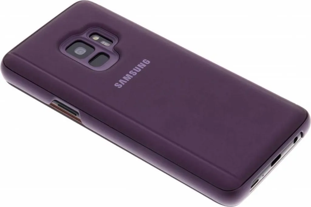 Coque Samsung S9 Violette Clear View avec Fenêtre Interactive - 2