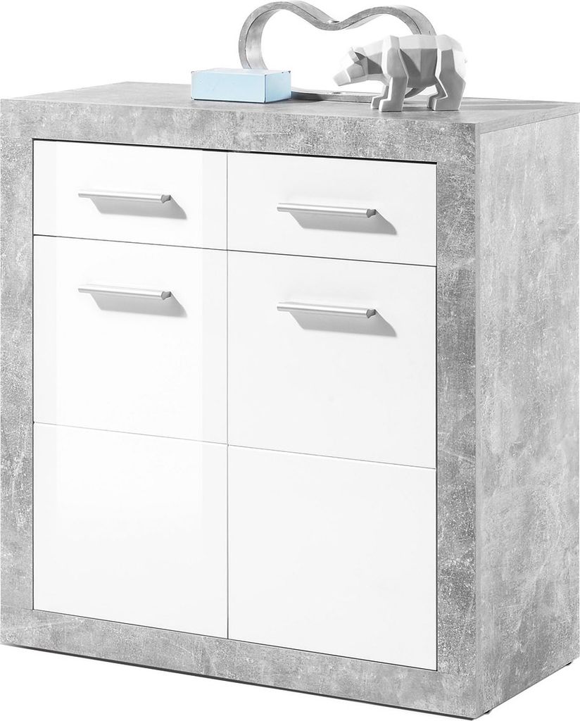 Kommode >Rio de Janeiro< in Beton - 82x88x37cm Image du produit 