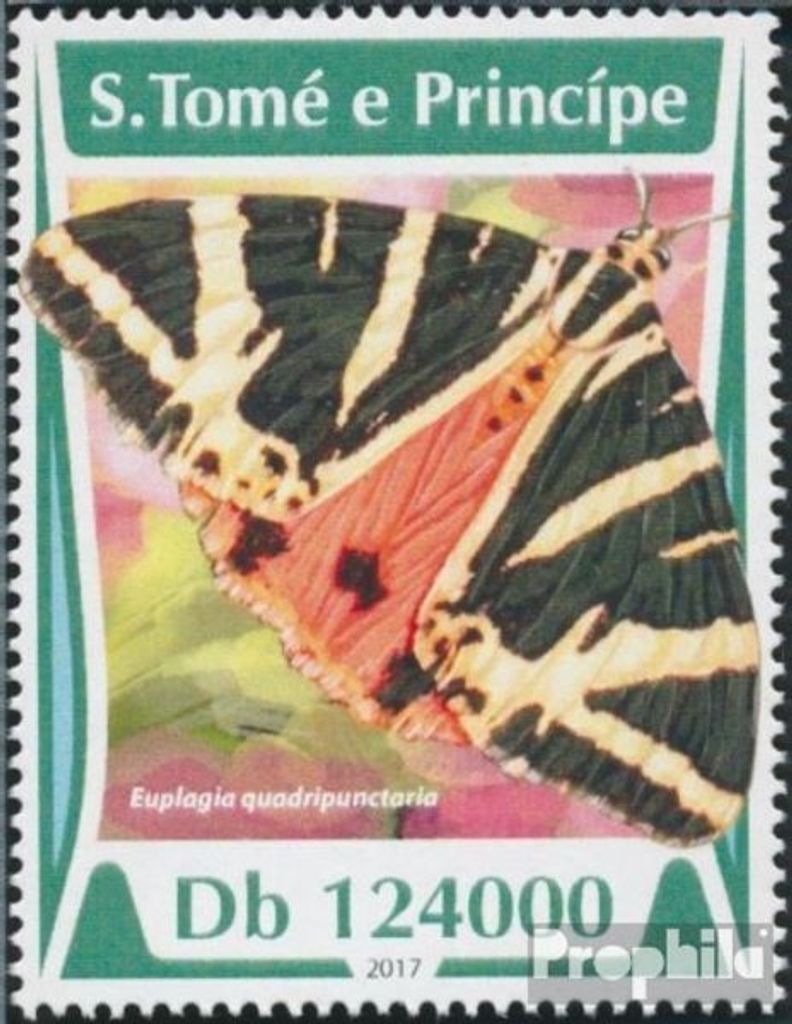 Briefmarken Sao Tome e Principe 2017 Mi 7228 (kompl. Ausgabe) postfrisch Schmetterlinge