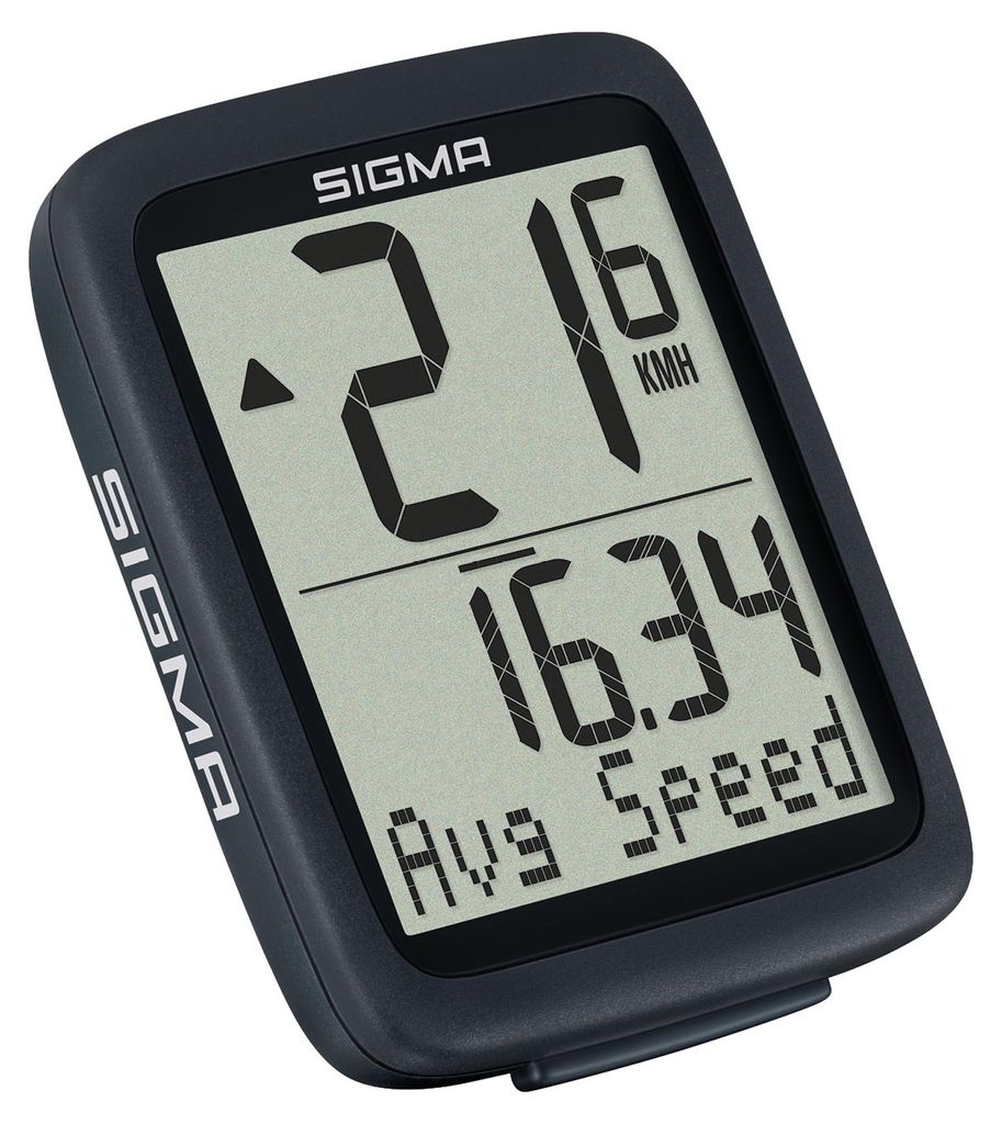 Sigma Fahrradcomputer BC 8.0 WR mit 8 Funktionen schwarz Produktbild 