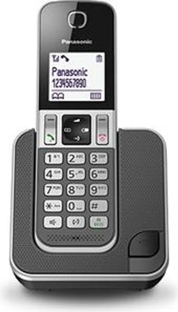 Panasonic Kx-Tgd310Nlg Telefono singolo Dect Nero/Grigio - 2