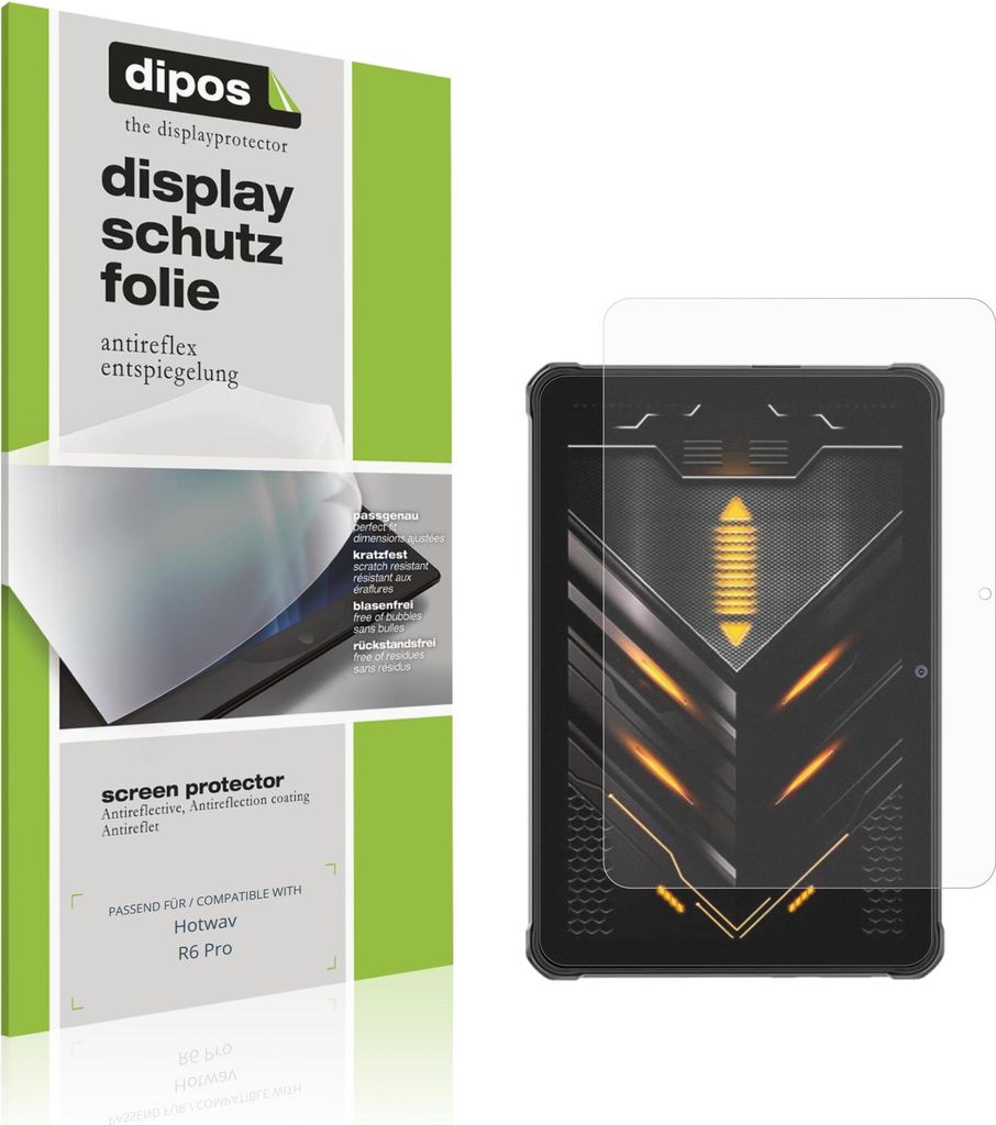 2x Schutzfolie für Hotwav R6 Pro matt Displayschutzfolie Folie Display Schutz dipos