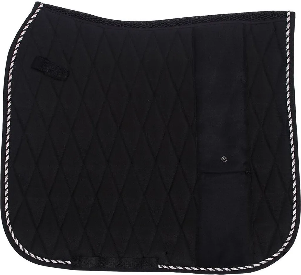 Tapis de selle noir VS QHP Juliet idéal pour l'entraînement quotidien