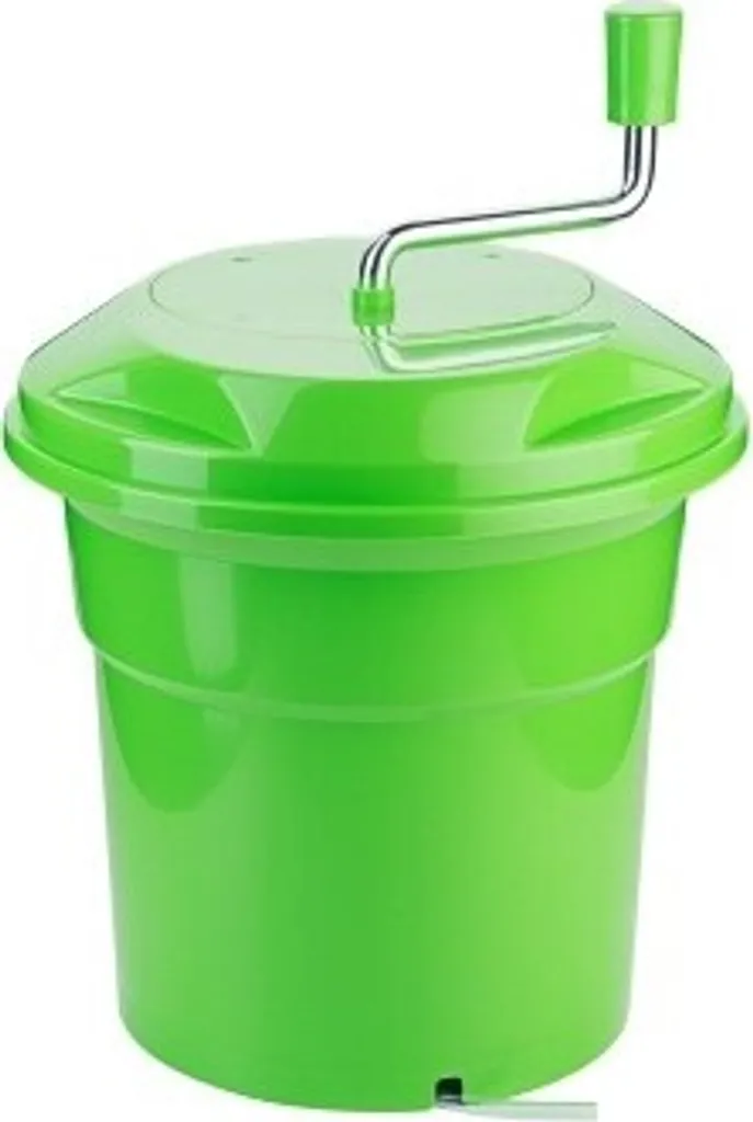 Insalatiera Plastica Robusta 12 Litri Verde - Ciotola Cucina Grande