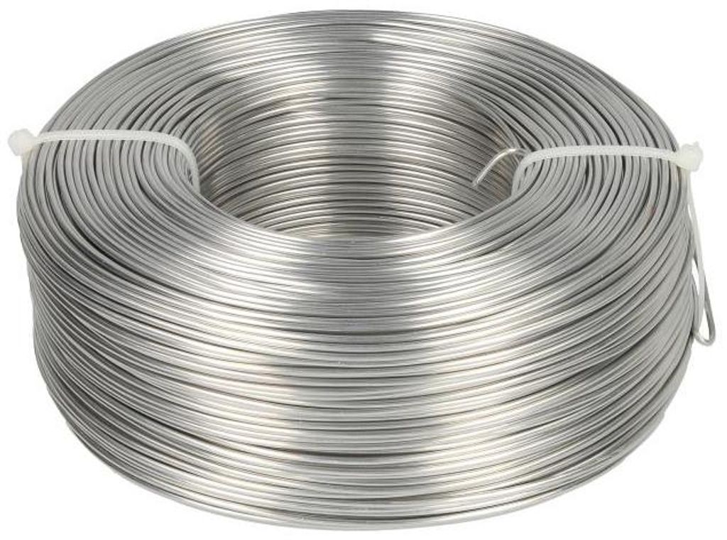 Drut aluminiowy Novaliv, średnica 1,5 mm. Srebrny drut do Zdjęcie produktu 