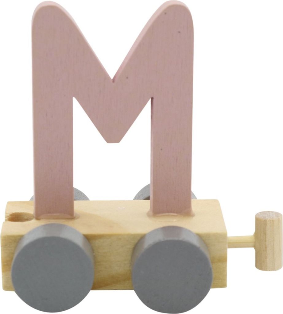 Charl's Toys Buchstabe Zug M Rose | Buchstaben
