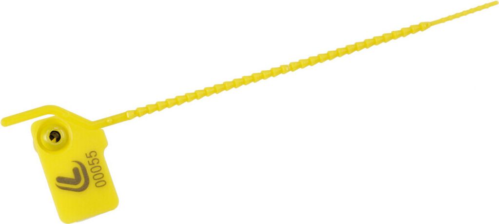 Set 10 Sicherheits- und Identifizierungsiegel, aus Polypropylen, gerändelter Schlauch