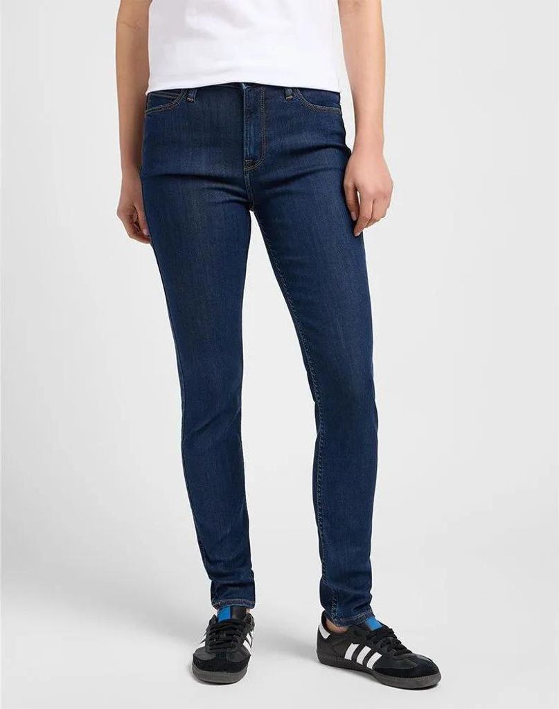 Lee Scarlett High Waist Jeans Blau 27 / 35 Damen Blau 27