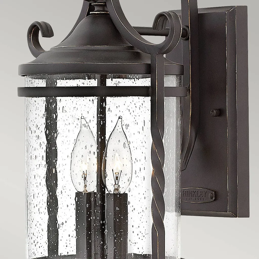 Lanterne murale extérieure rétro Stara czerń en métal noir E14 40W - 6