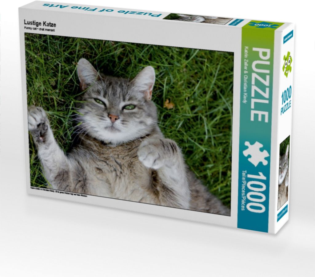Calvendo Lustige Katze 1000 Teile Puzzle quer 640x480mm, Zeller & Christian Kiedy Katri; 7455731